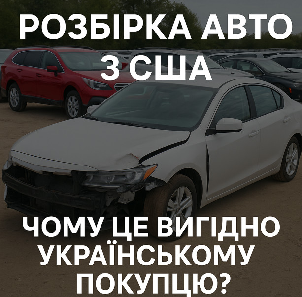Розбірка авто з США: чому це вигідно українському покупцю?