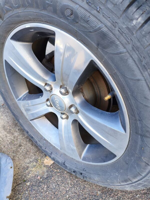 Колісний диск R17 Jeep Compass Patriot 2007-2016 чорний 5х114.3