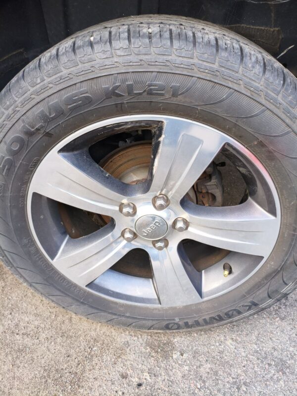 Колісний диск R17 Jeep Compass Patriot 2007-2016 чорний 5х114.3